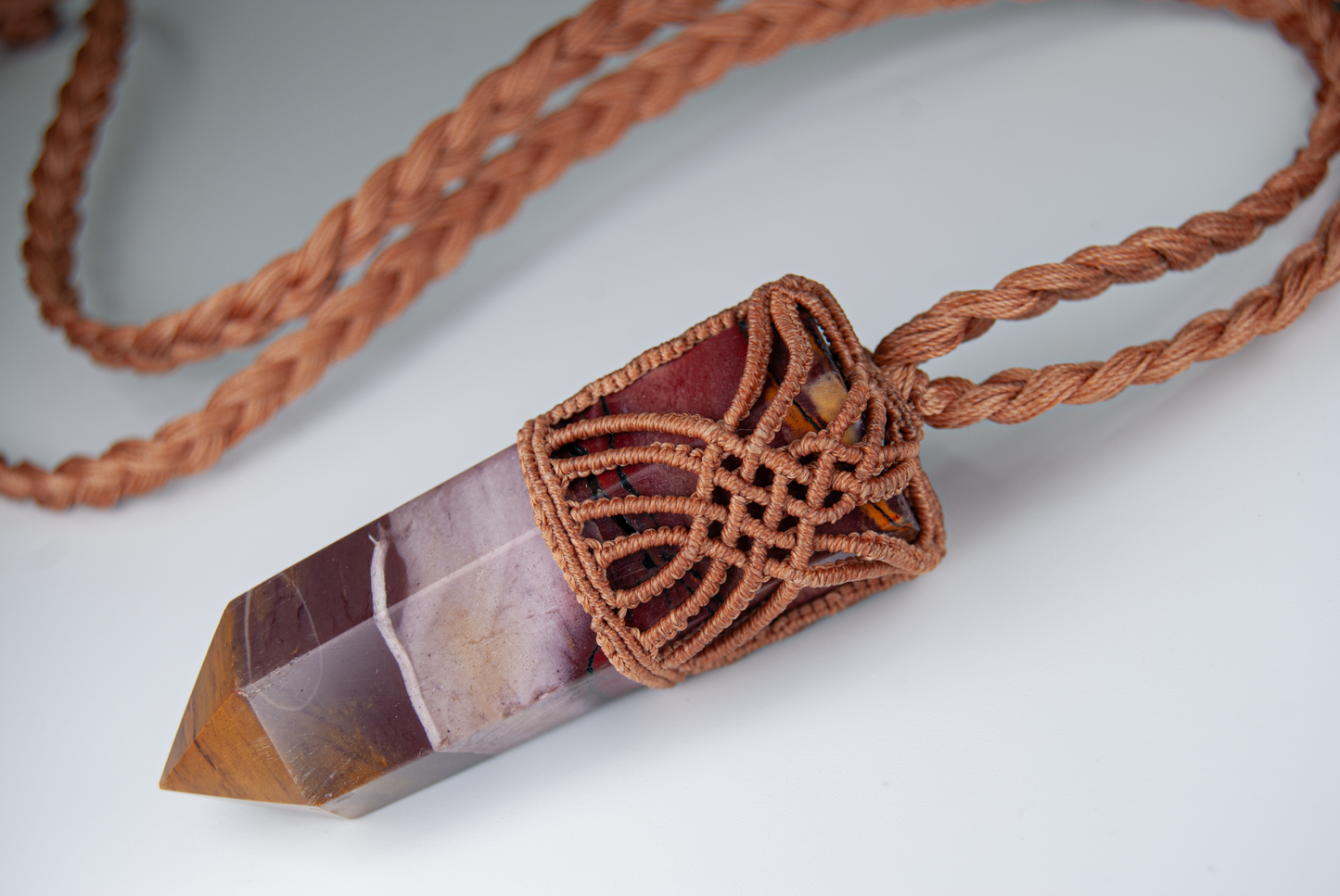 Root Chakra Mookaite Jasper Necklace – Grounded Earth Energy