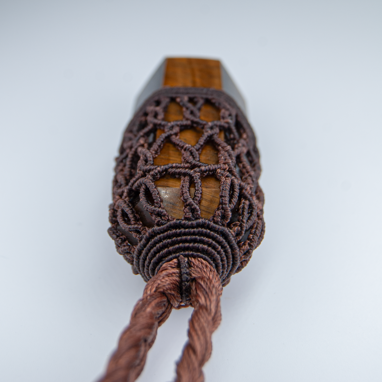 Grounded Strength Tiger’s Eye Necklace – Handmade Solar Plexus Energy Talisman