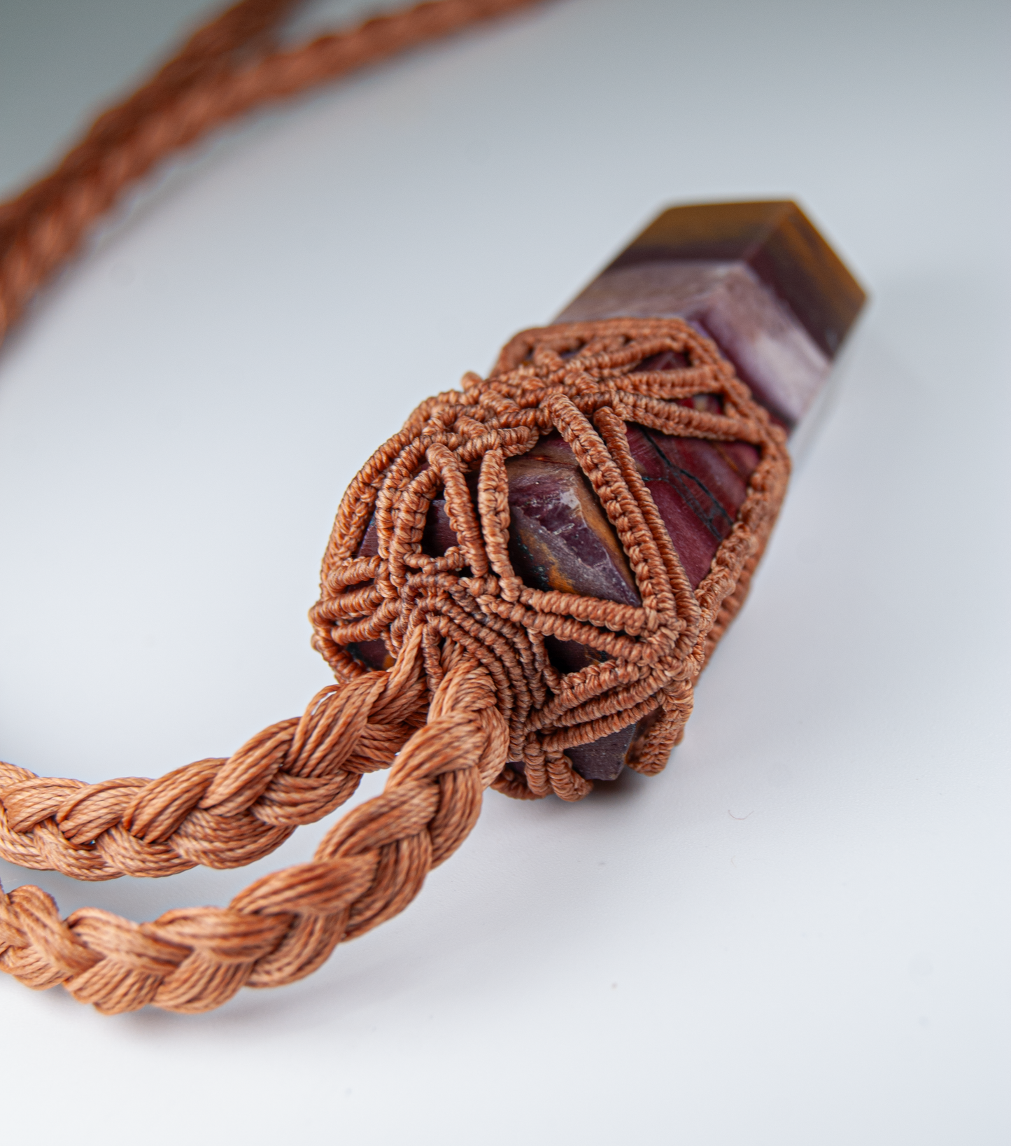 Root Chakra Mookaite Jasper Necklace – Grounded Earth Energy