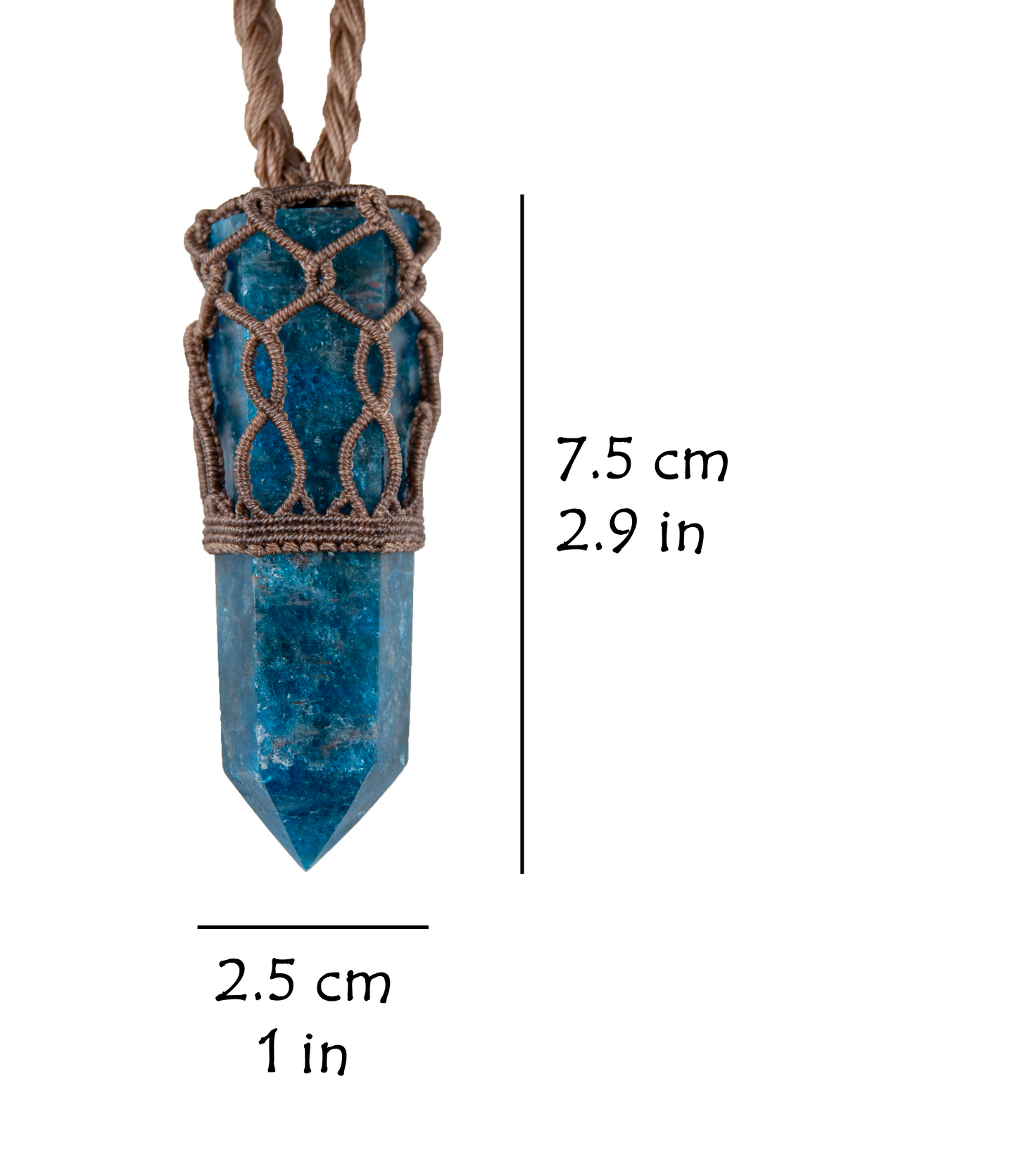 Awakened Mind Apatite Necklace – One-of-a-Kind Energy Pendant