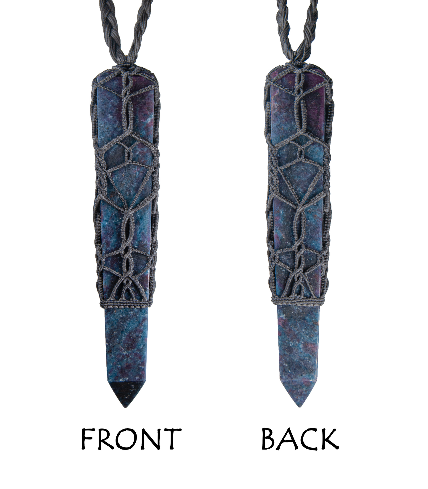 Empowered Balance Ruby Kyanite Necklace – Handmade Healing Energy Pendant