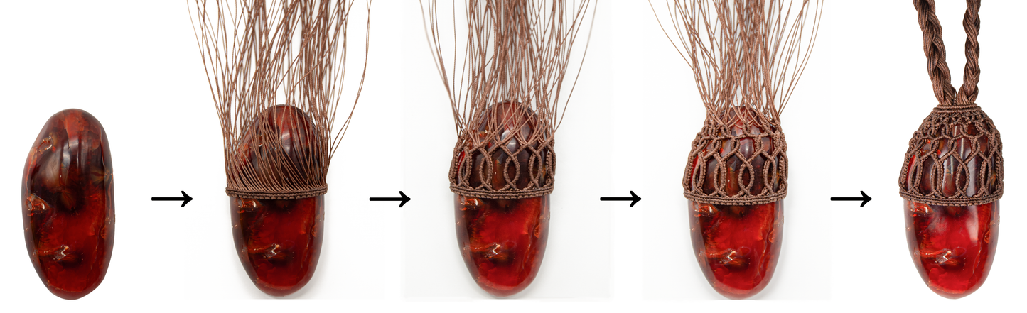 Sacral Fire Red Carnelian Necklace – Handmade Root and Sacral Chakra Power Pendant