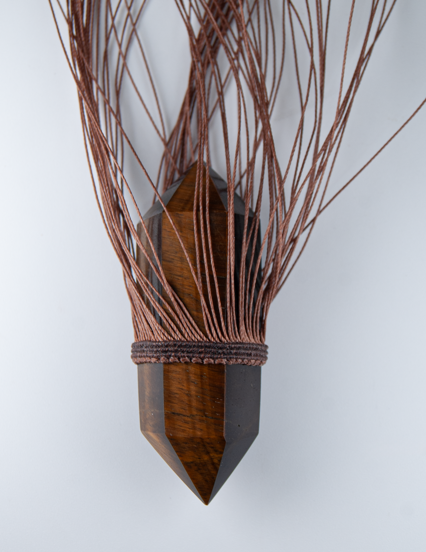 Grounded Strength Tiger’s Eye Necklace – Handmade Solar Plexus Energy Talisman