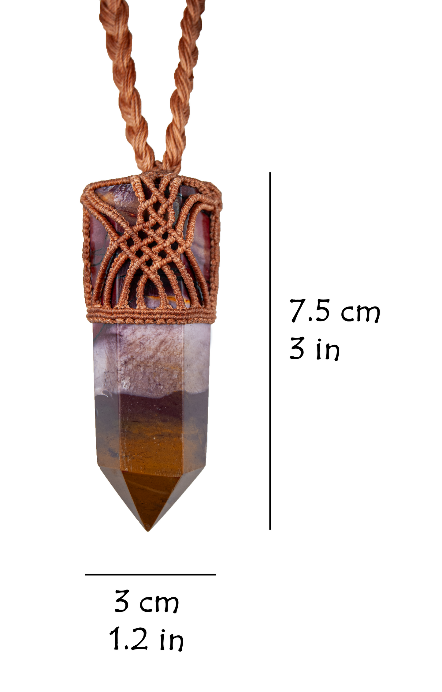 Root Chakra Mookaite Jasper Necklace – Grounded Earth Energy