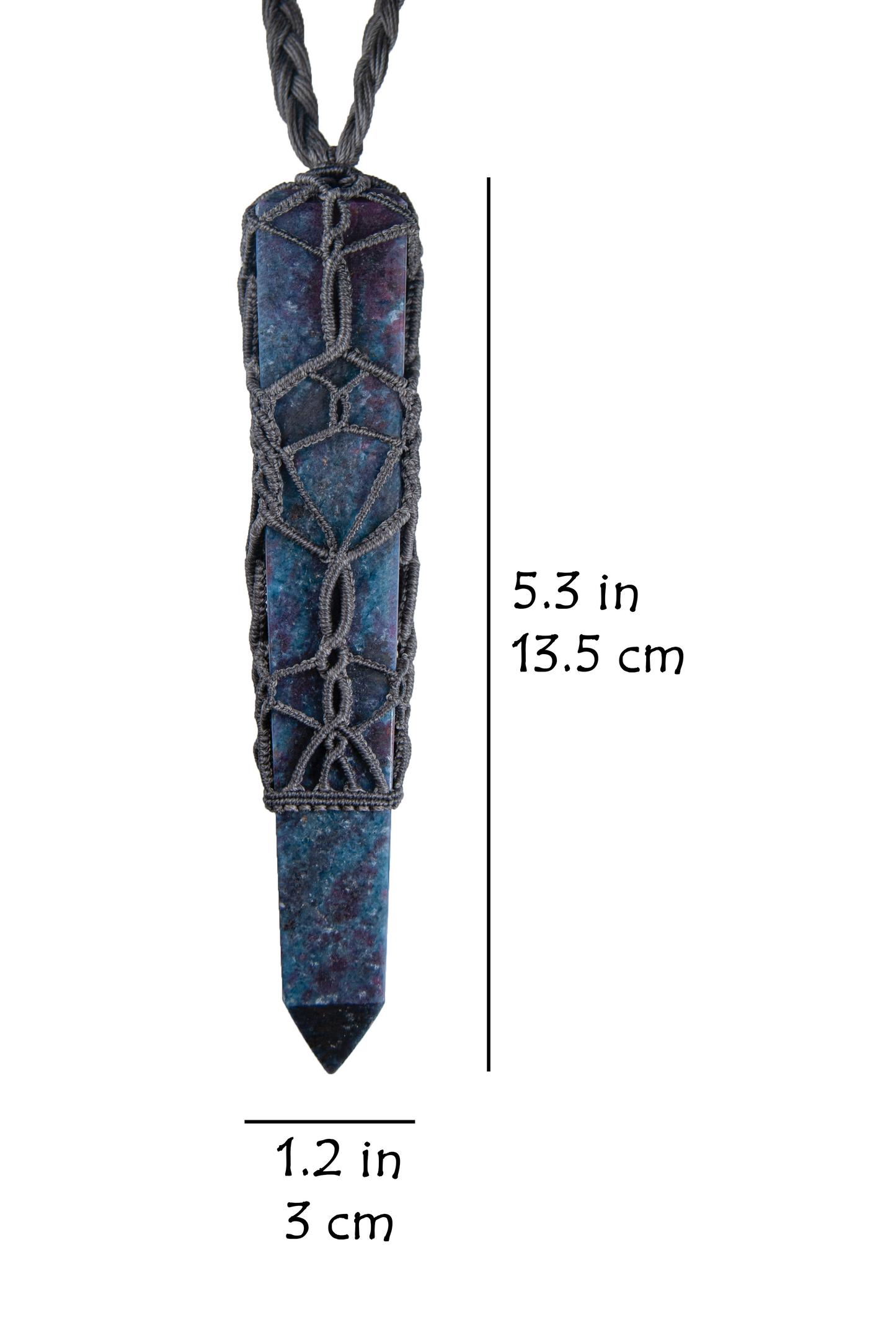 Empowered Balance Ruby Kyanite Necklace – Handmade Healing Energy Pendant