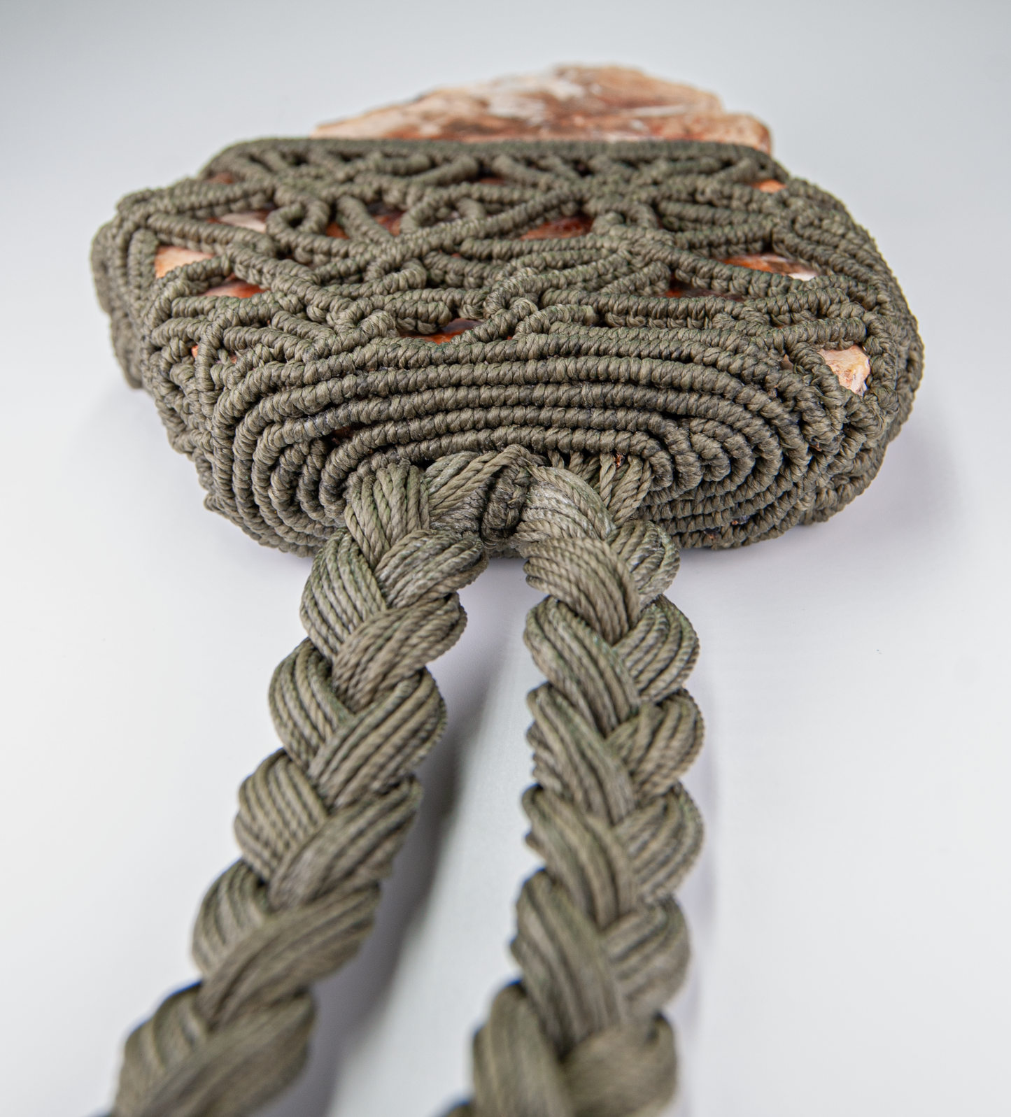 Abnormally Large Petrified Wood Pendant – Handmade Earth Energy Necklace