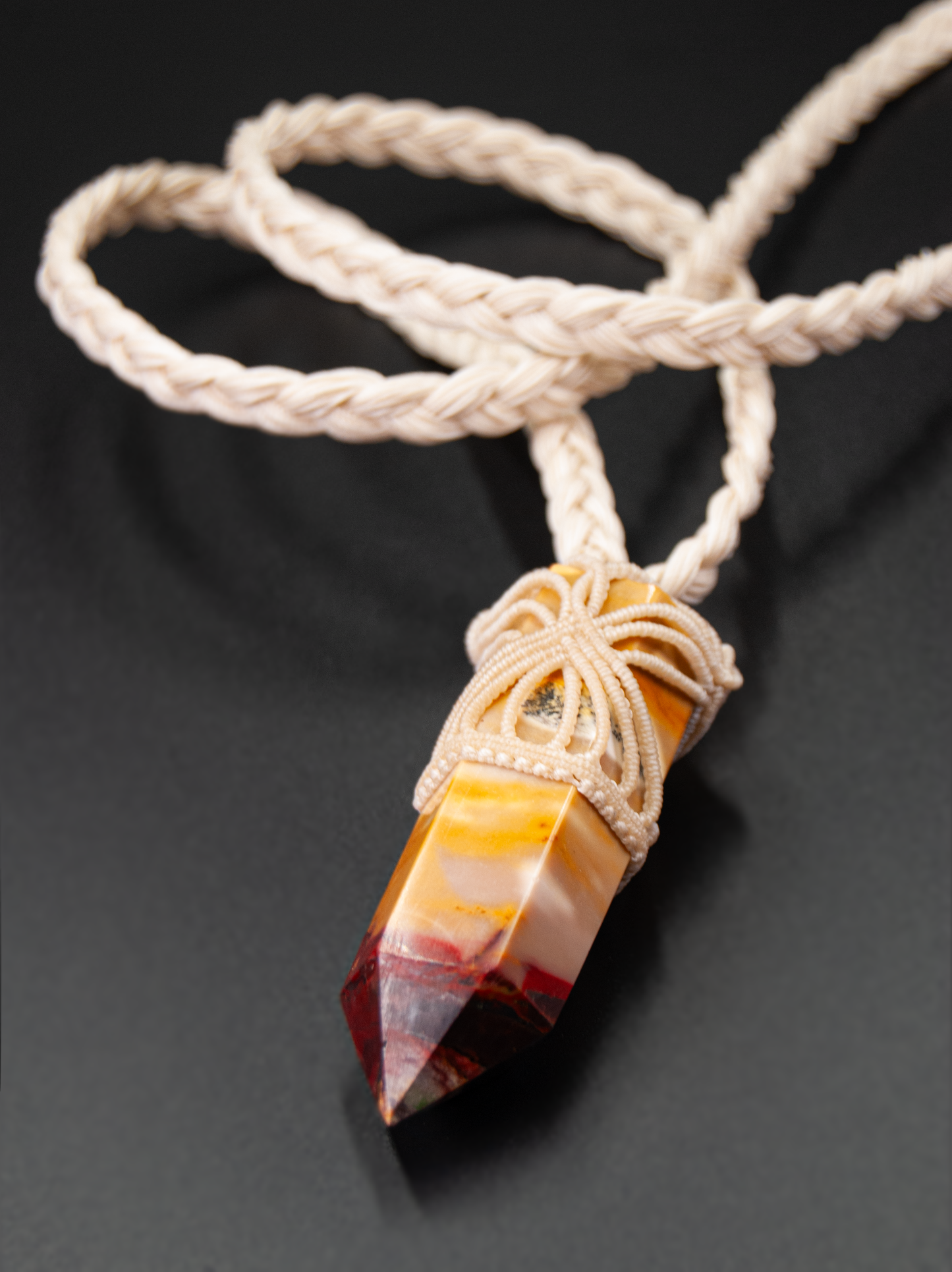 Earth Spirit Mookaite Jasper Pendant – Empowering Handmade Necklace