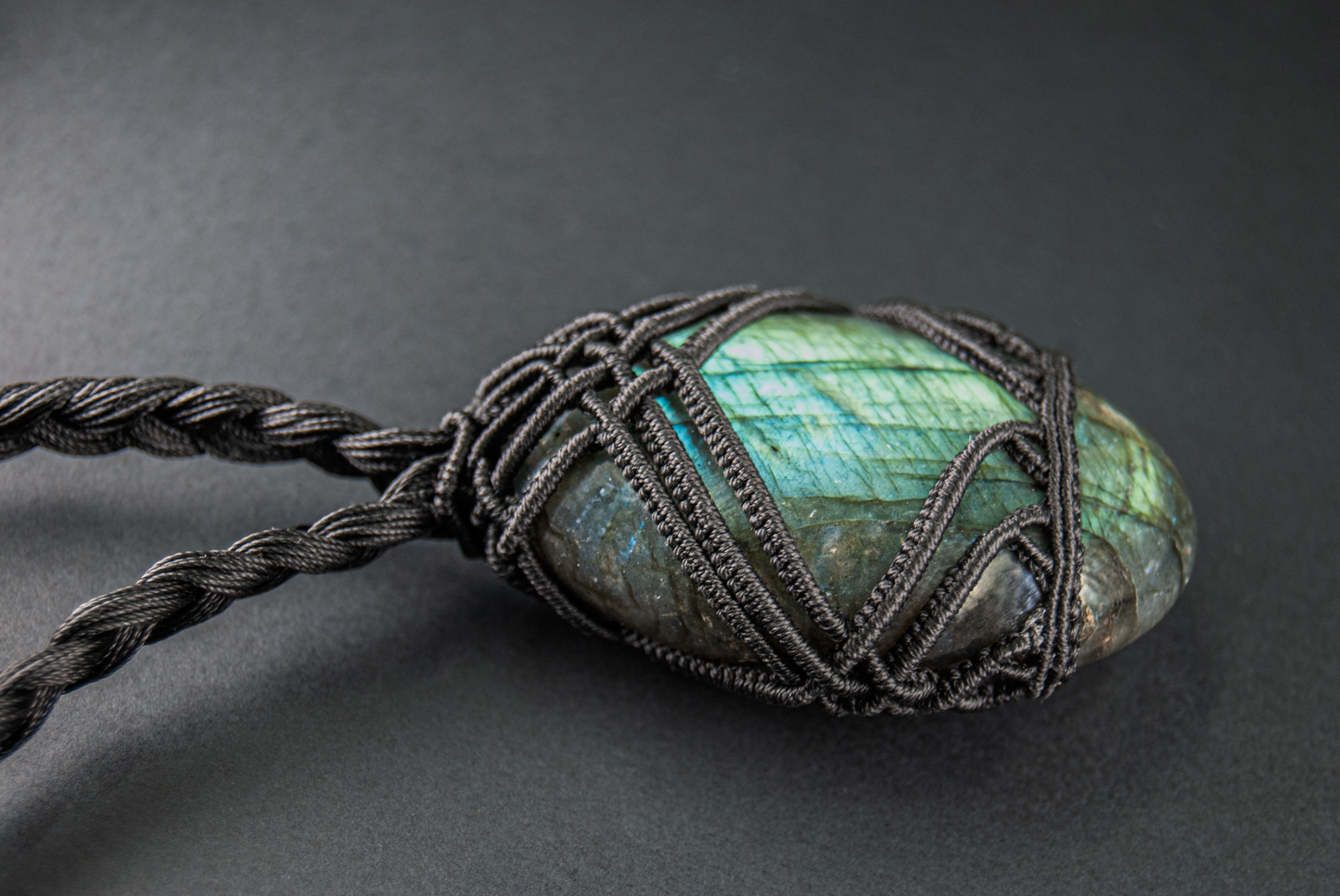 Dreamwalker Labradorite Necklace – Handmade Third Eye Chakra Pendant
