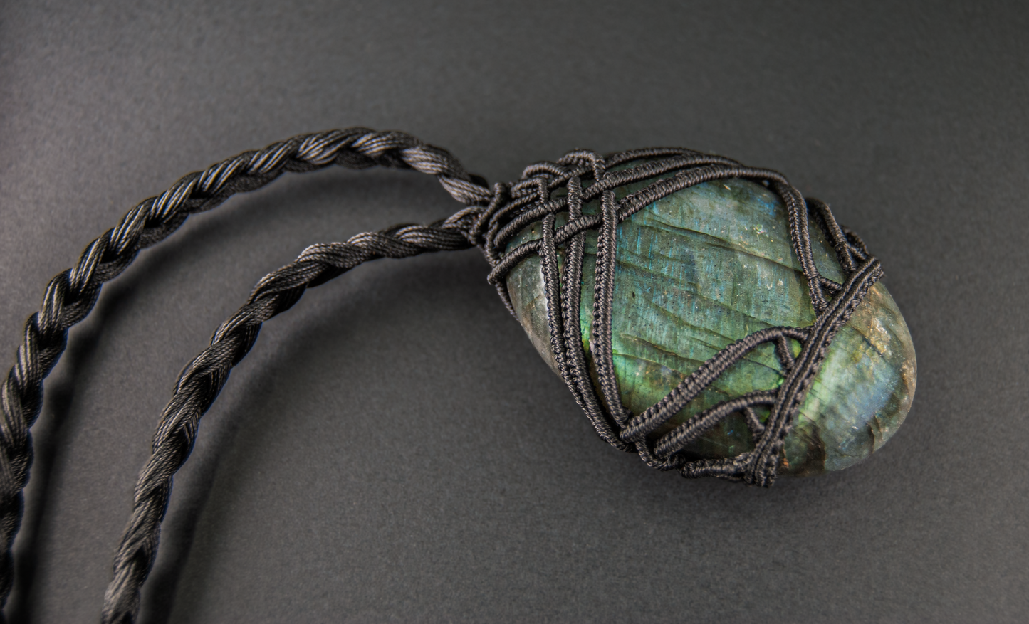Dreamwalker Labradorite Necklace – Handmade Third Eye Chakra Pendant