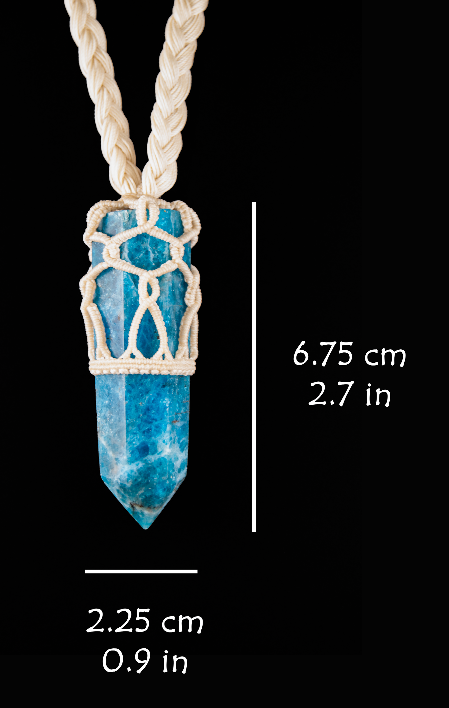 Handcrafted Apatite Necklace – Manifestation, Clarity and Connection