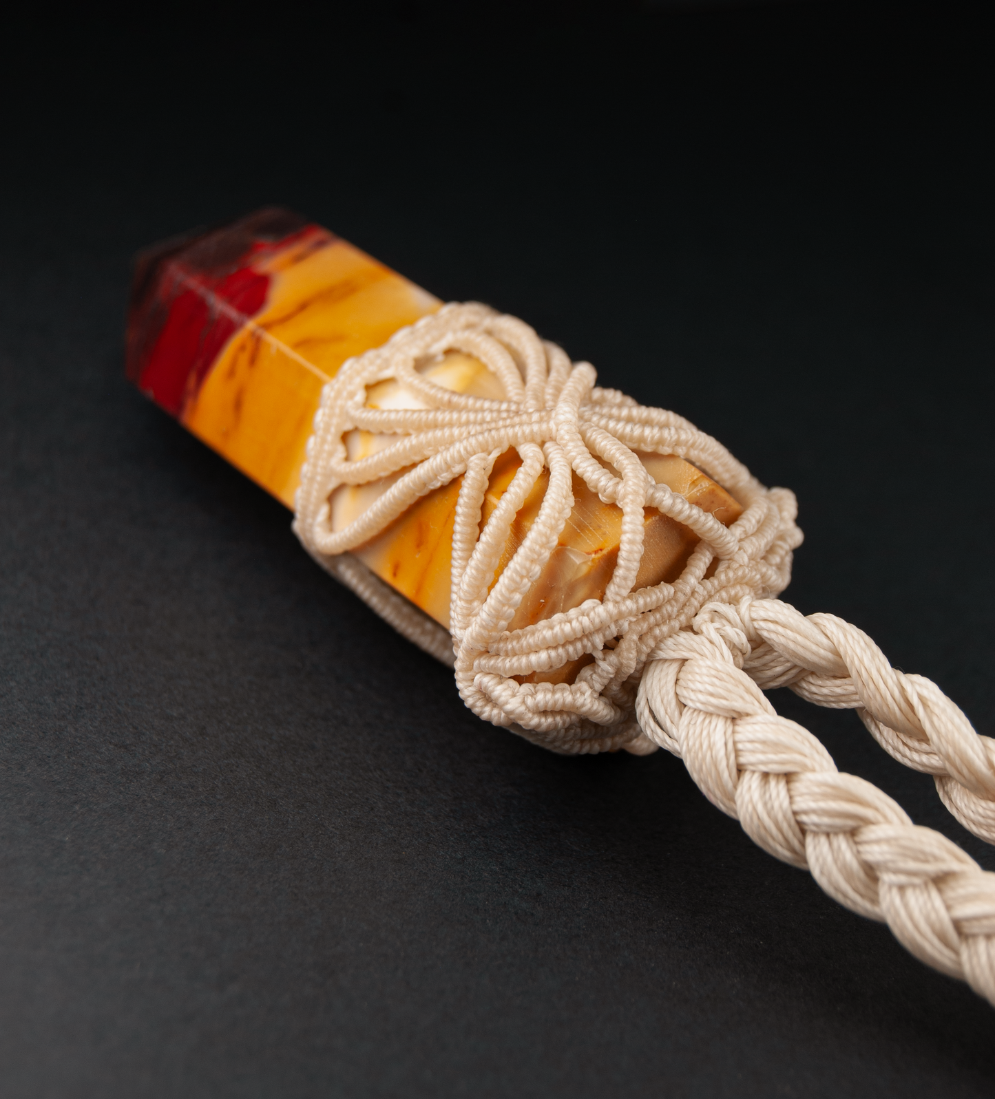 Earth Spirit Mookaite Jasper Pendant – Empowering Handmade Necklace