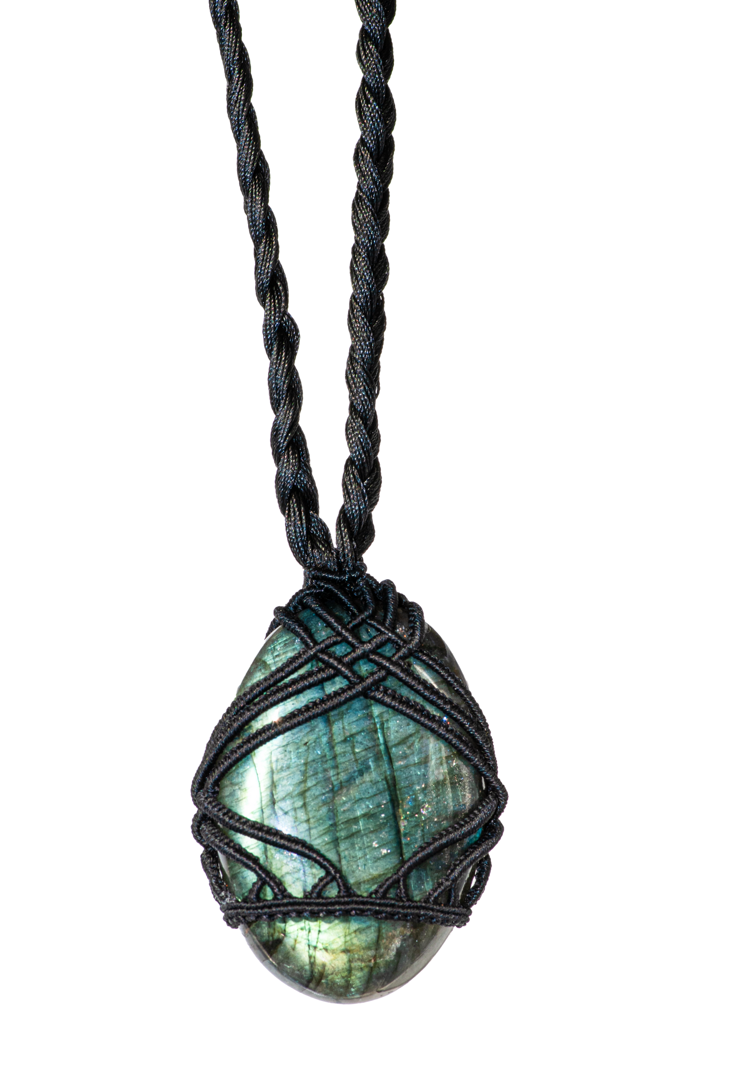 Dreamwalker Labradorite Necklace – Handmade Third Eye Chakra Pendant