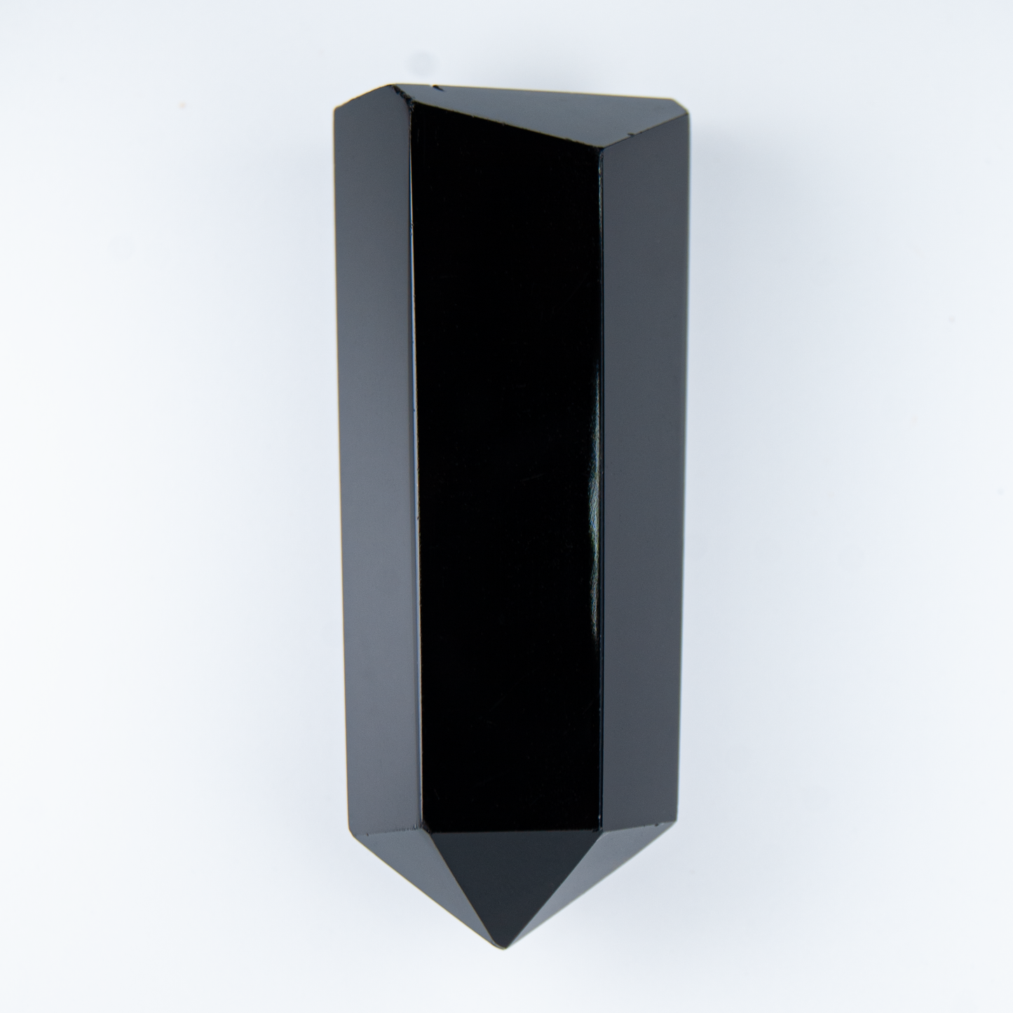 Dark Mirror Obsidian Necklace – Handmade Grounding Power Pendant