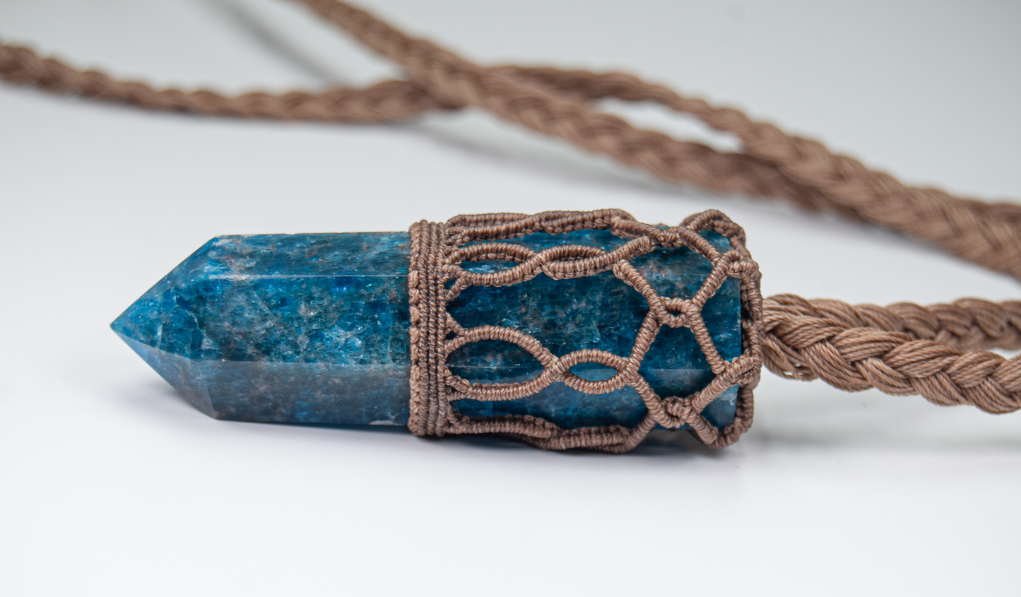 Awakened Mind Apatite Necklace – One-of-a-Kind Energy Pendant