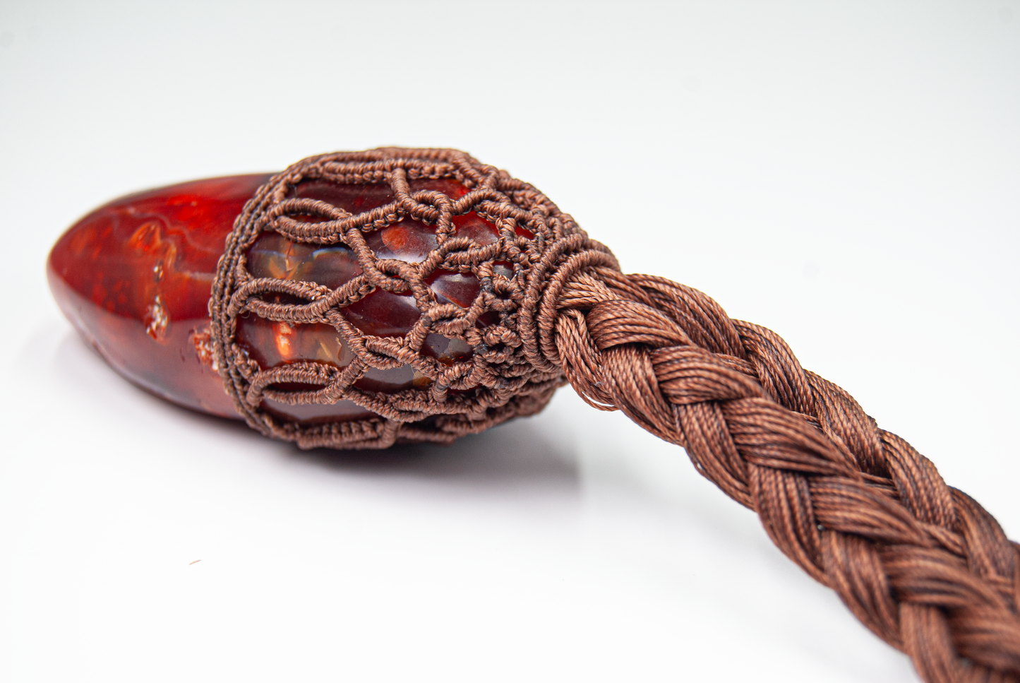 Sacral Fire Red Carnelian Necklace – Handmade Root and Sacral Chakra Power Pendant