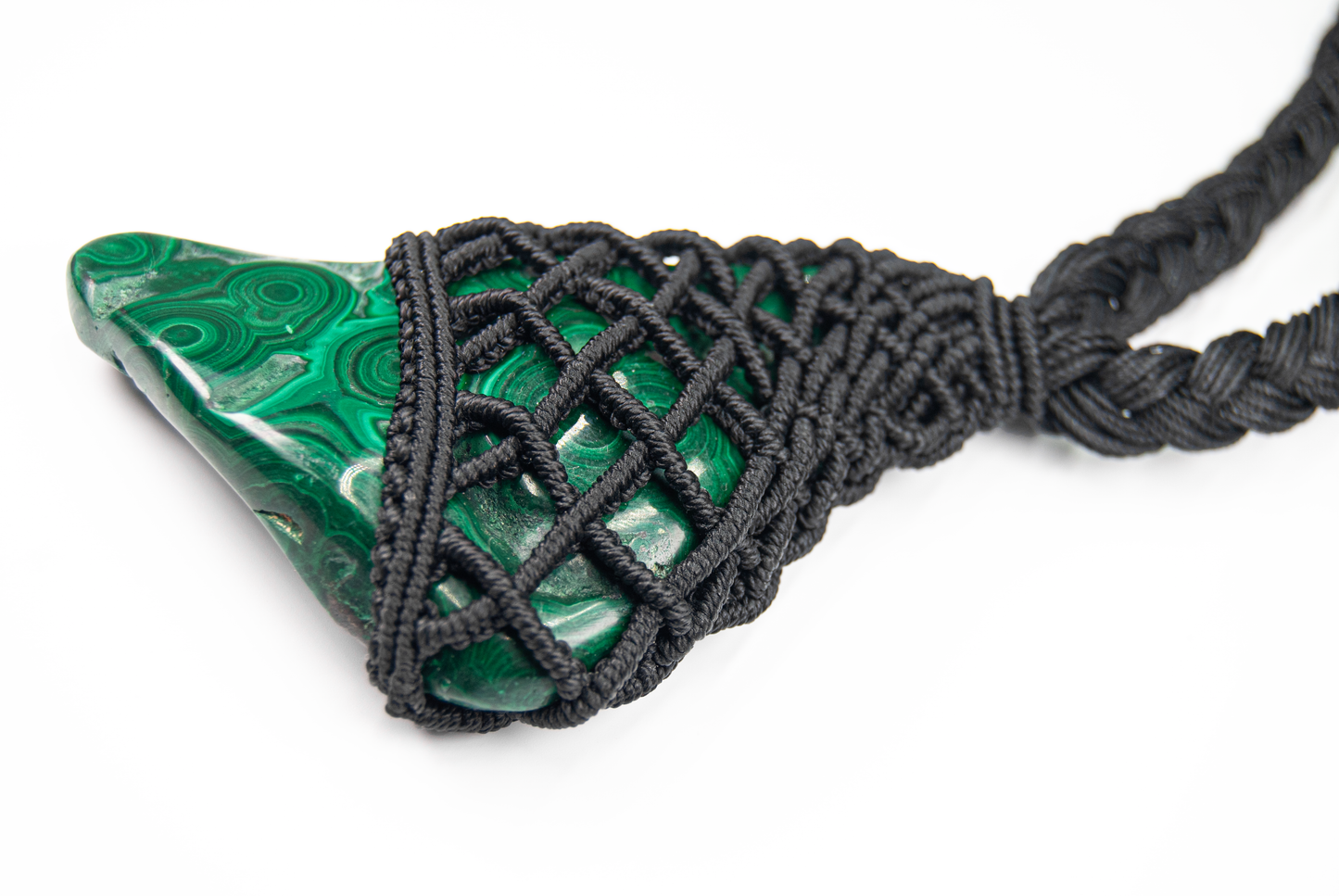 Earth’s Heart Chakra - Handmade Malachite Statement Necklace