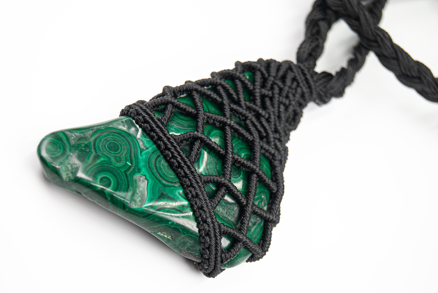 Earth’s Heart Chakra - Handmade Malachite Statement Necklace