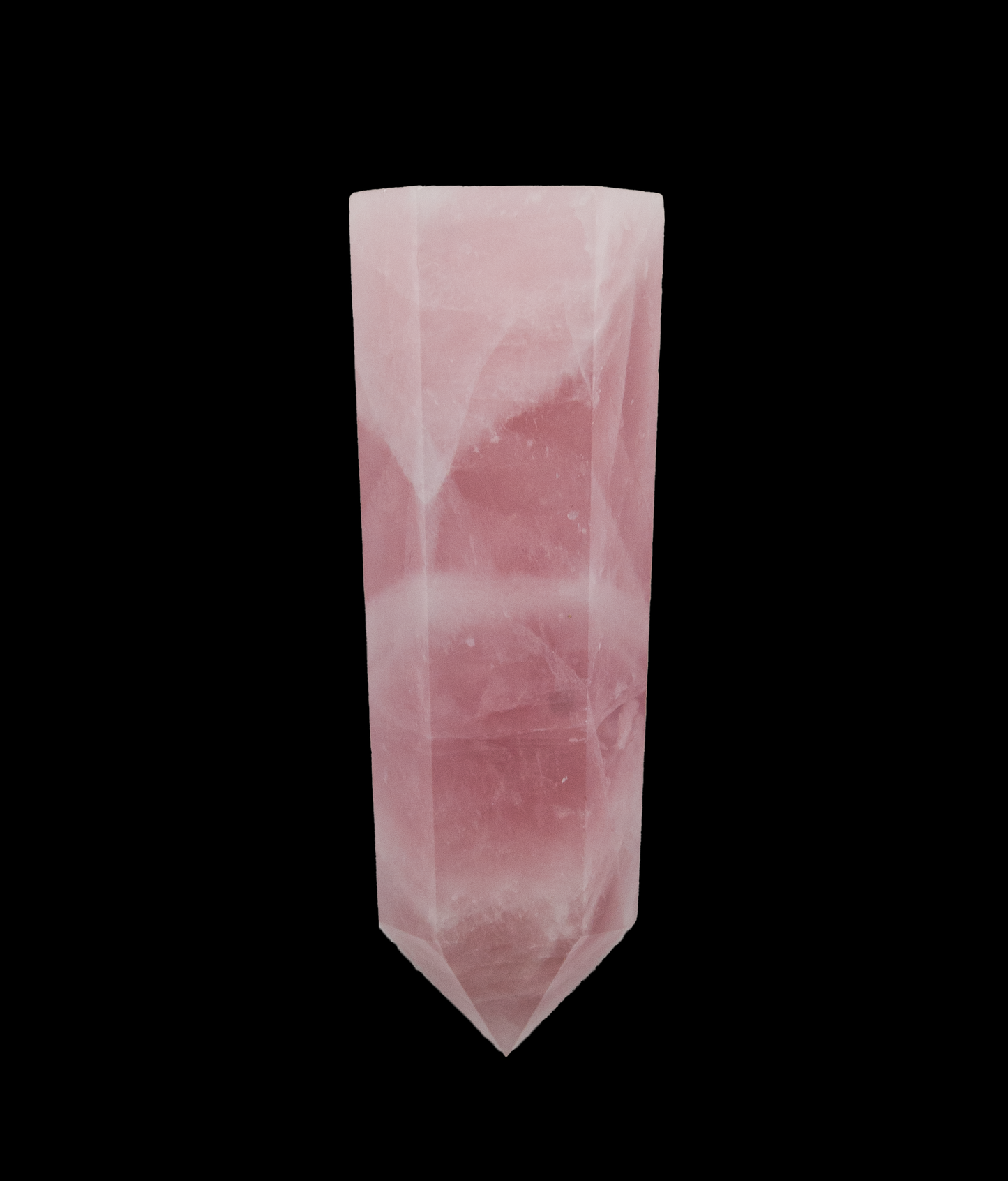 Sacred Rose Quartz Point Pendant – Handmade Healing Necklace