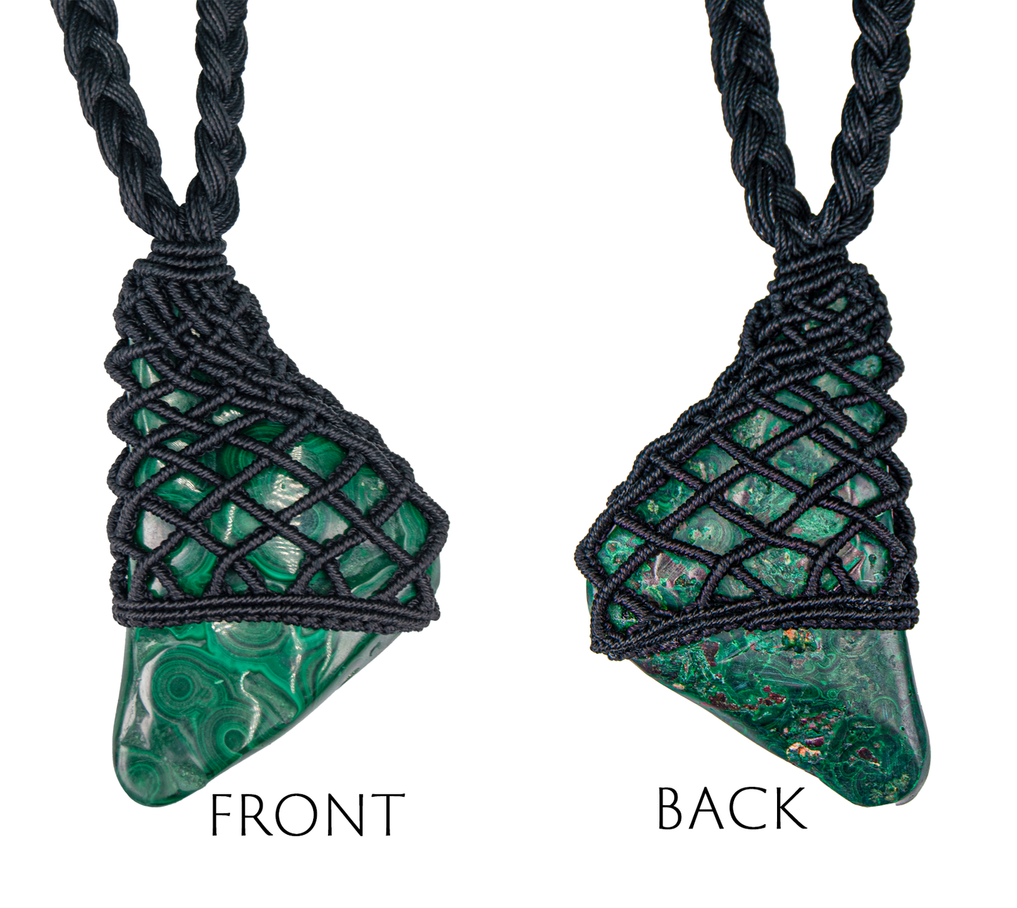 Earth’s Heart Chakra - Handmade Malachite Statement Necklace