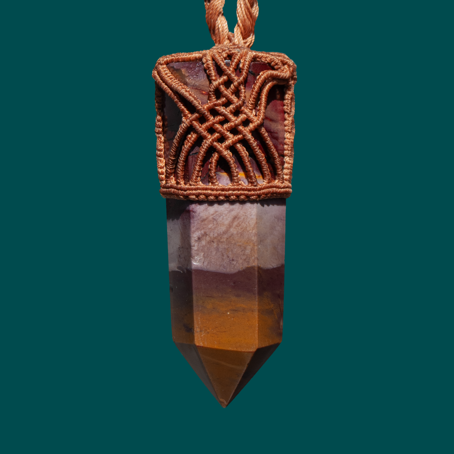 Root Chakra Mookaite Jasper Necklace – Grounded Earth Energy