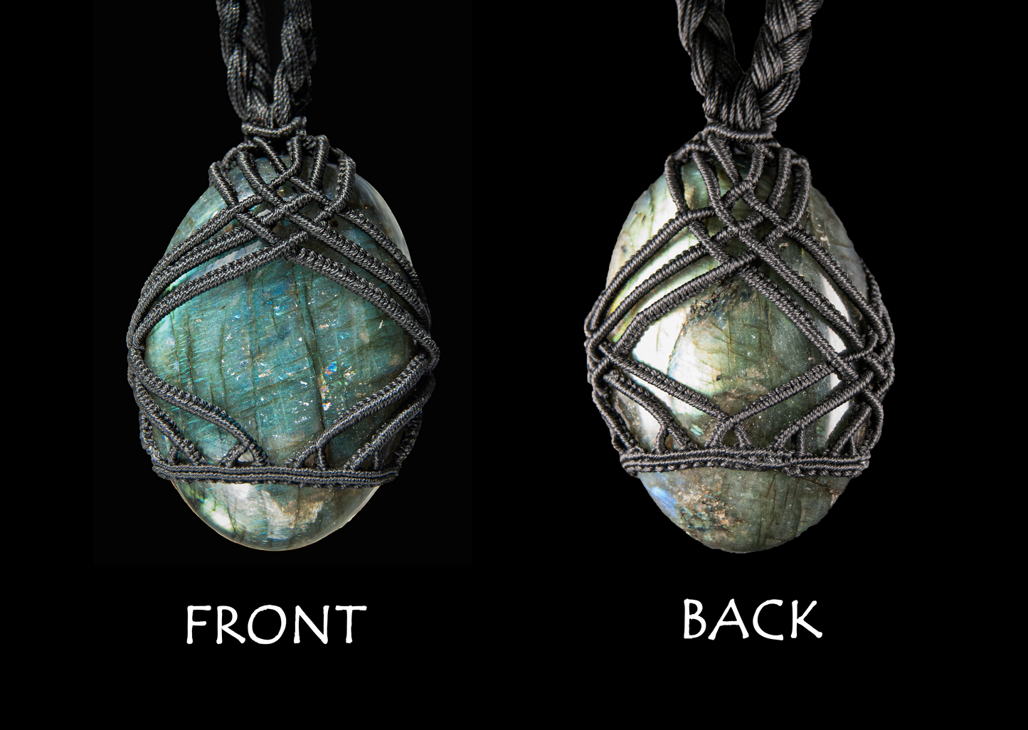 Dreamwalker Labradorite Necklace – Handmade Third Eye Chakra Pendant