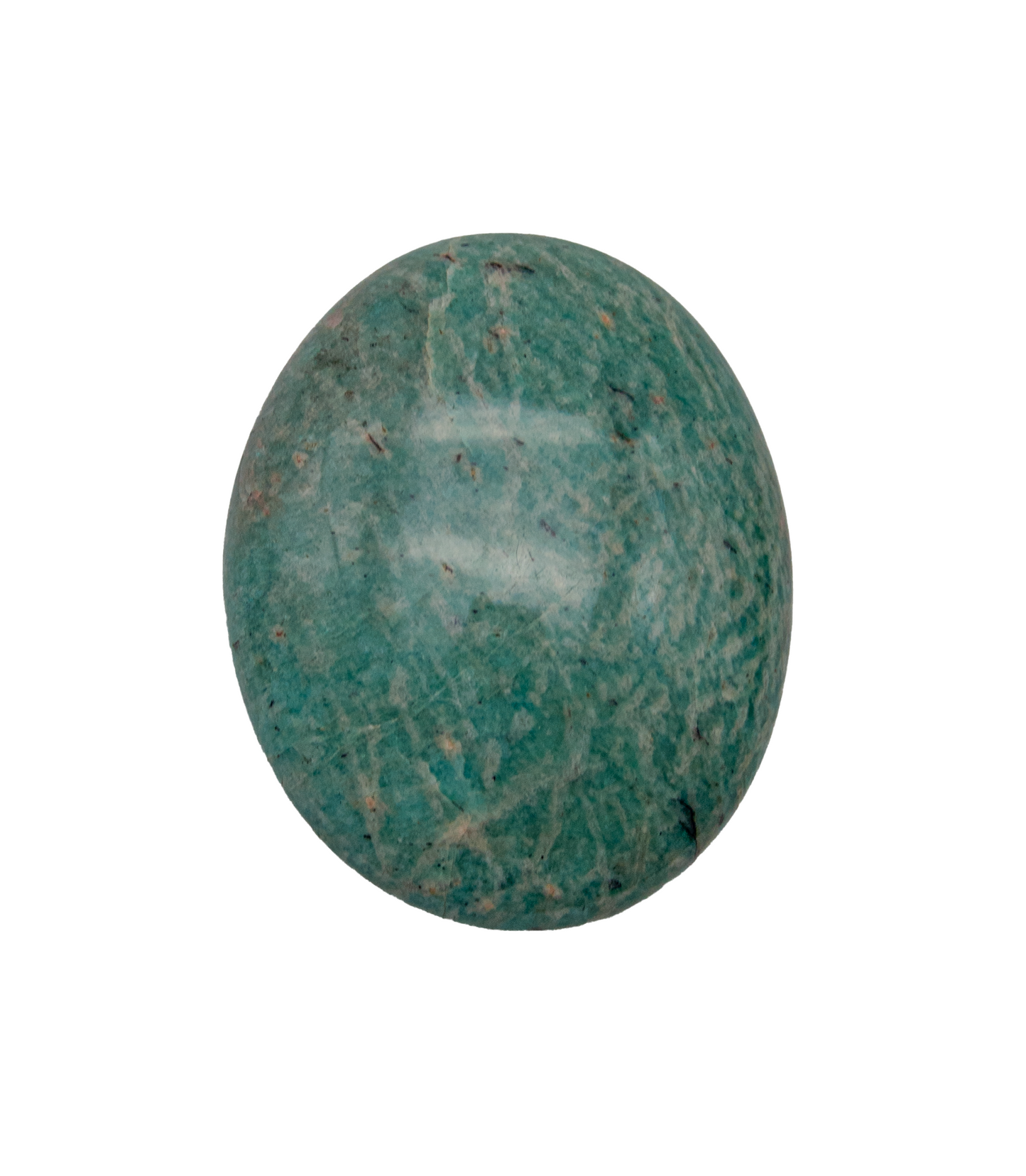 Soul Expression Amazonite Necklace – Handmade Heart and Throat Chakra Pendant