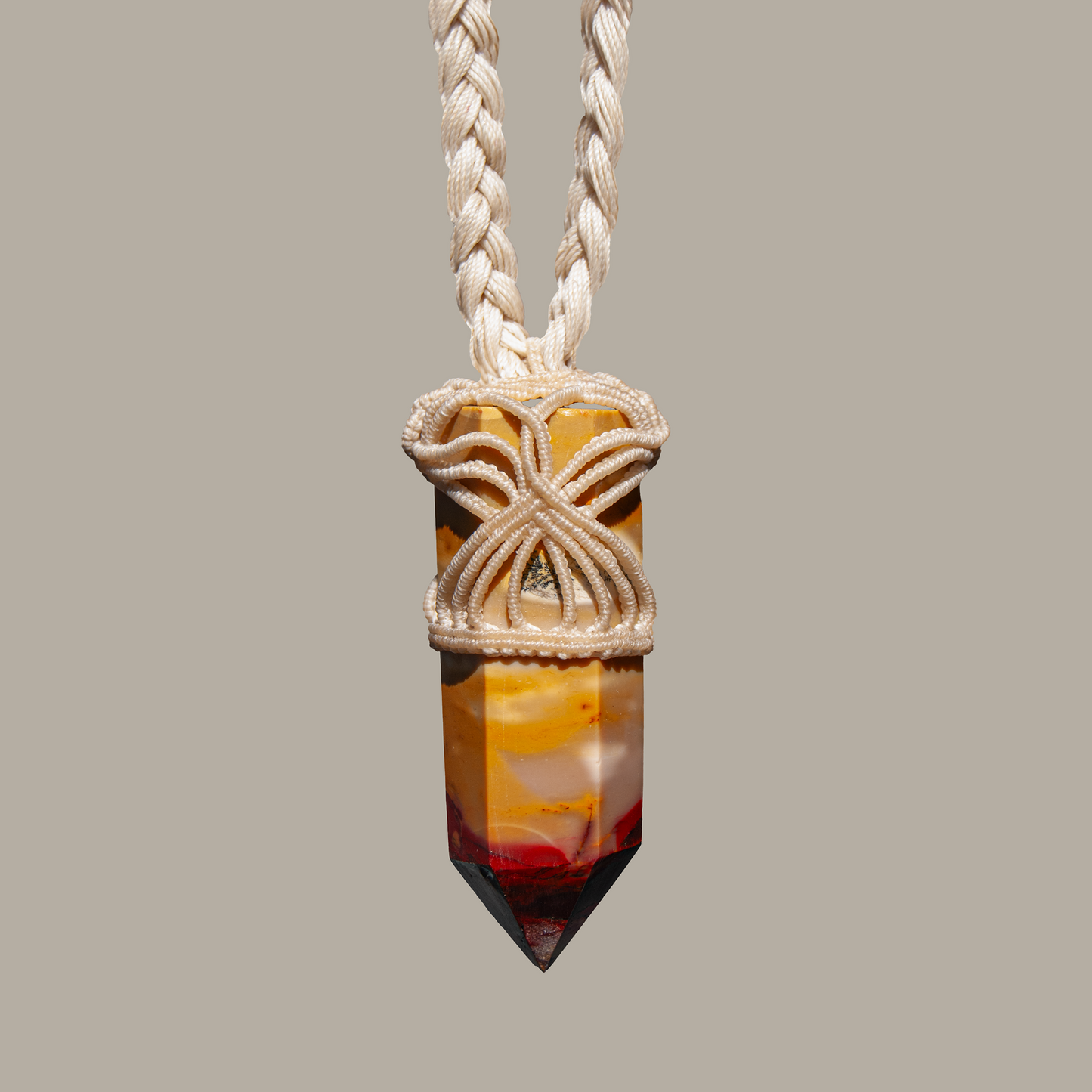 Earth Spirit Mookaite Jasper Pendant – Empowering Handmade Necklace